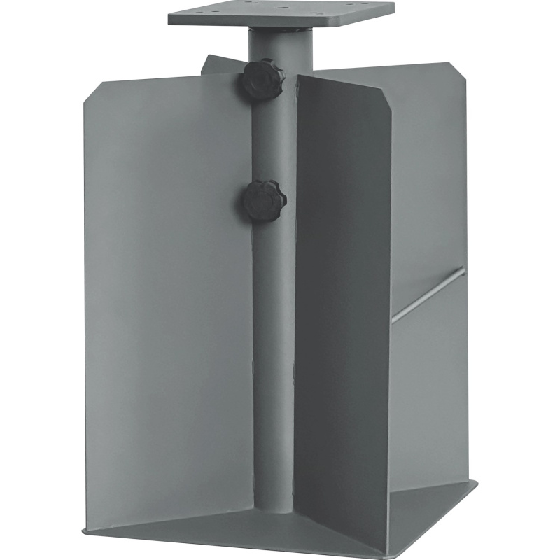 Ocelová zemní kotva Plomosa pro slunečník, 8,2 kg, 28 x 28 x 45 cm