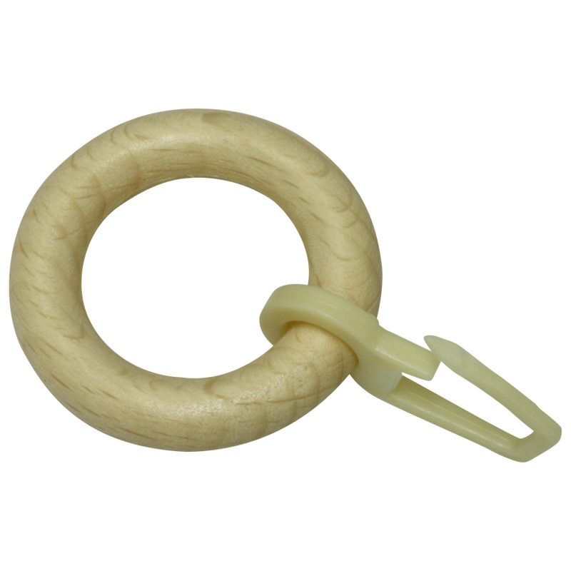 Gardenia Kroužky pro vitrážní tyčky, borovice přírodní, 10 ks