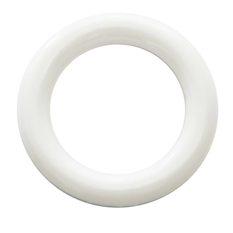 Gardinia Plastový kroužek, bílý, 30 ks