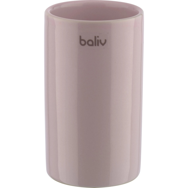 baliv Kelímek na zubní kartáčky keramický růžový