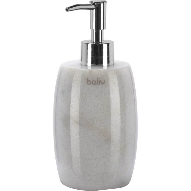 baliv Dávkovač mýdla mramorový bílo-šedý