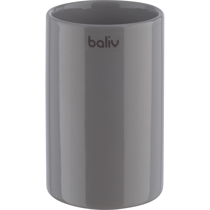 baliv Kelímek na zubní kartáčky keramický šedý