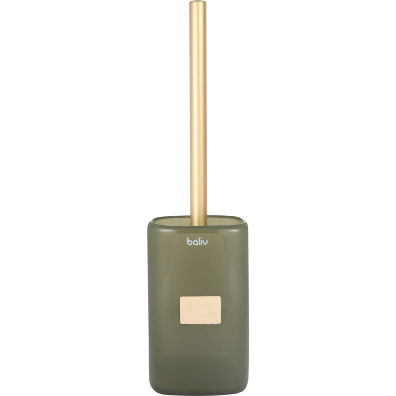 baliv Moss Green trend Držák na WC štětku, khaki, polyresin