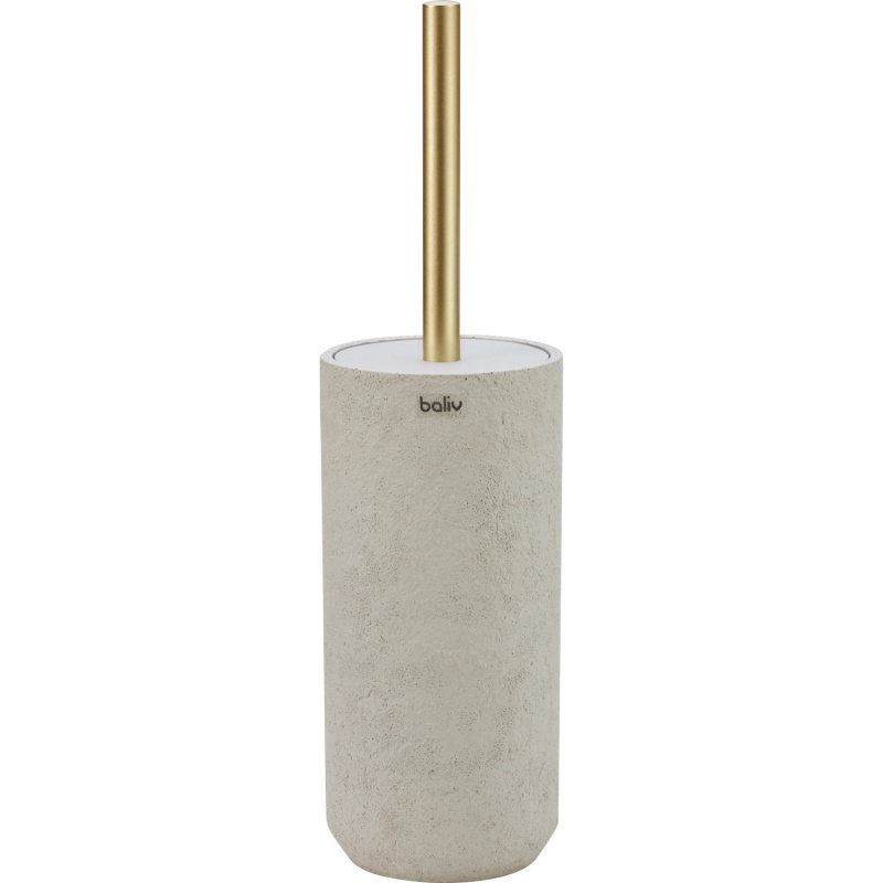 baliv Držák WC štětky, barva světle šedý beton