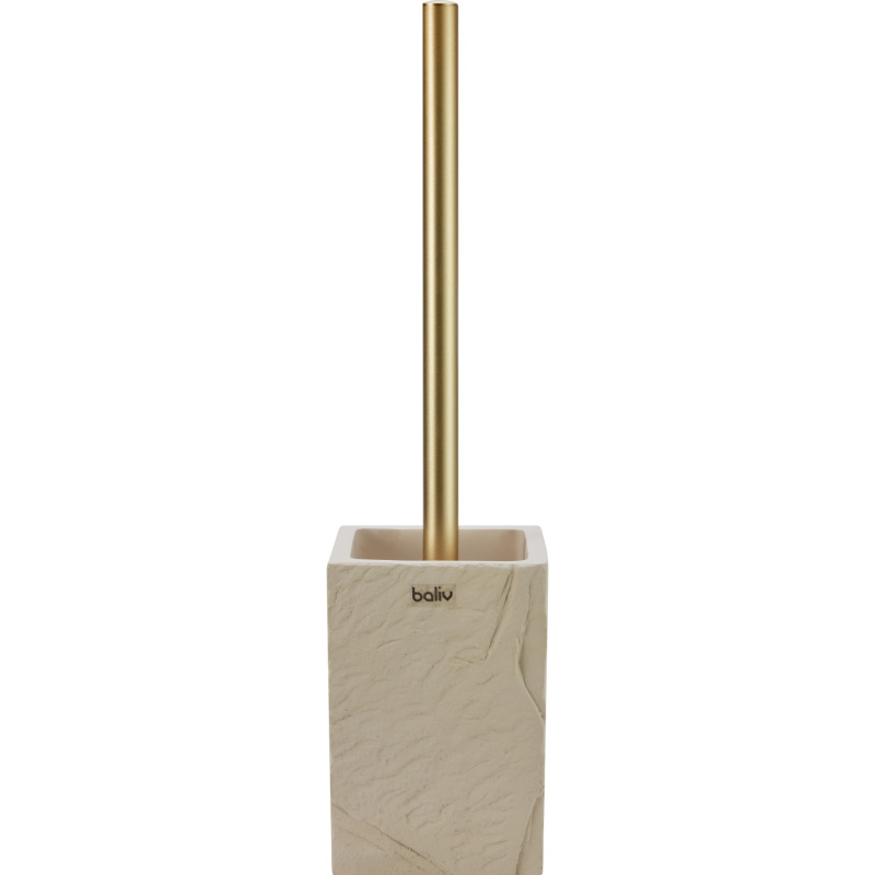 baliv Držák WC štětky, barva béžový beton
