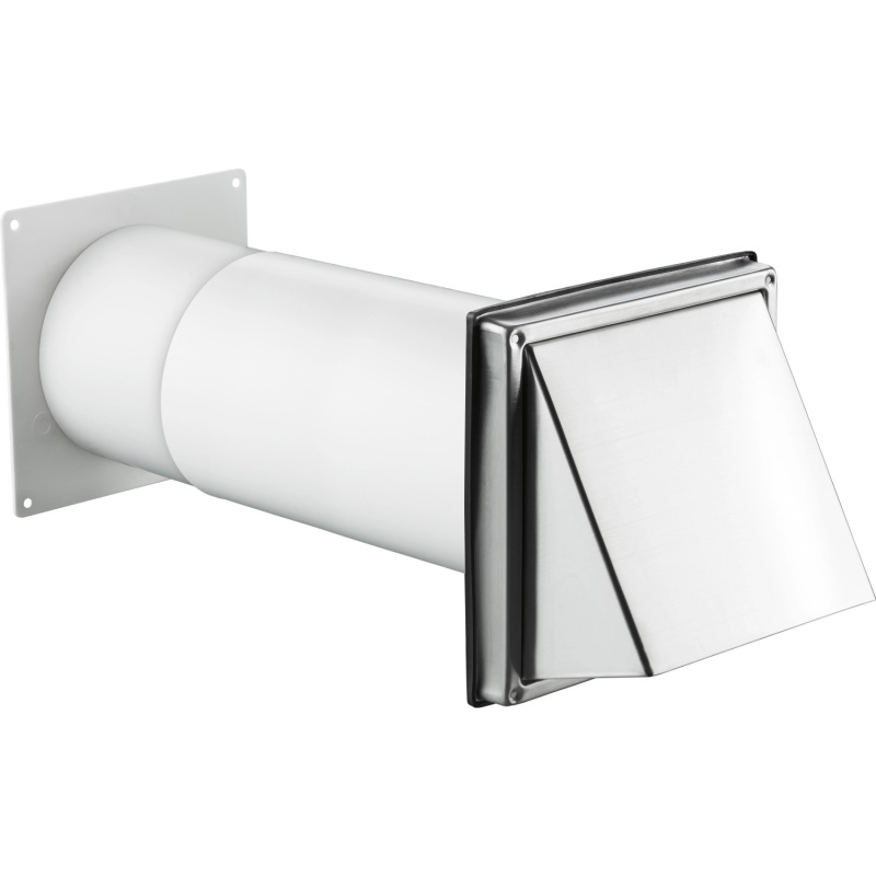 VLC Teleskopická ventilační sada, nerezová mřížka, 300-500 mm, pr. 125 mm