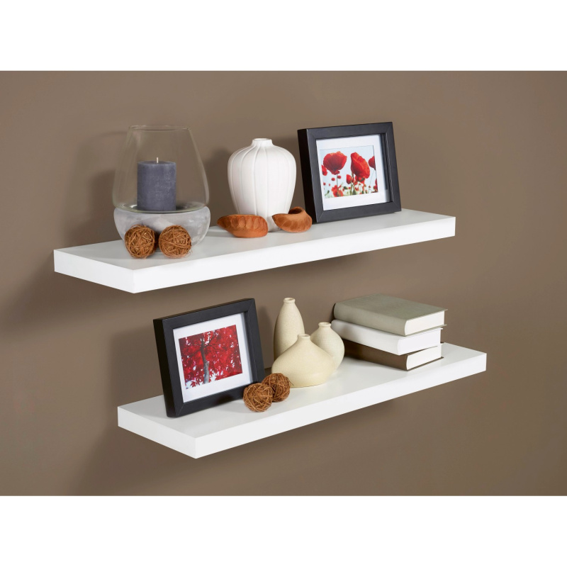 Duraline regálová police XL4 bílá lakovaná 3,8 x 60 x 23,5 cm