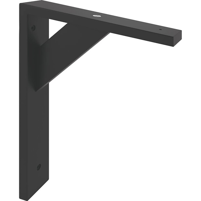 Dřevěná konzole černá, 195 x 165 mm