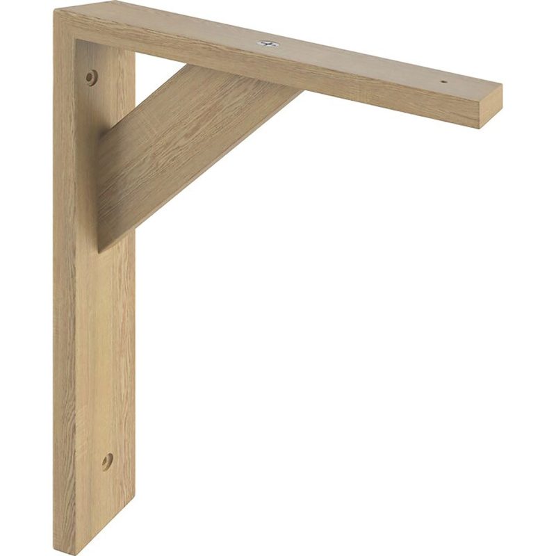 Dřevěná konzole přírodní, 250 x 200 mm