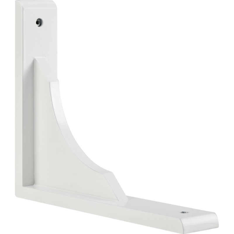 Dřevěná konzole bílá lakovaná, 220 x 180 mm