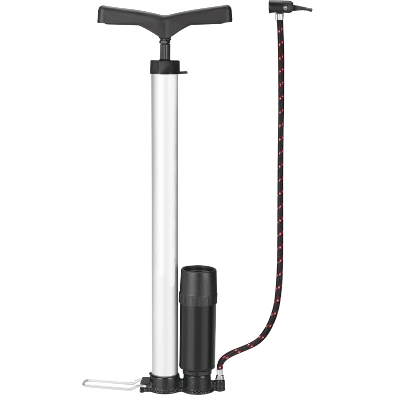 Stojanová hustilka s manomentrem, hliník, 5 bar