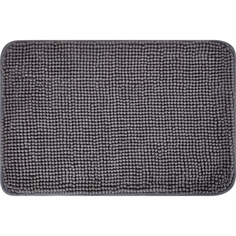 baliv Koupelnová předložka z polyesteru, tmavě šedá, 40 x 60 cm