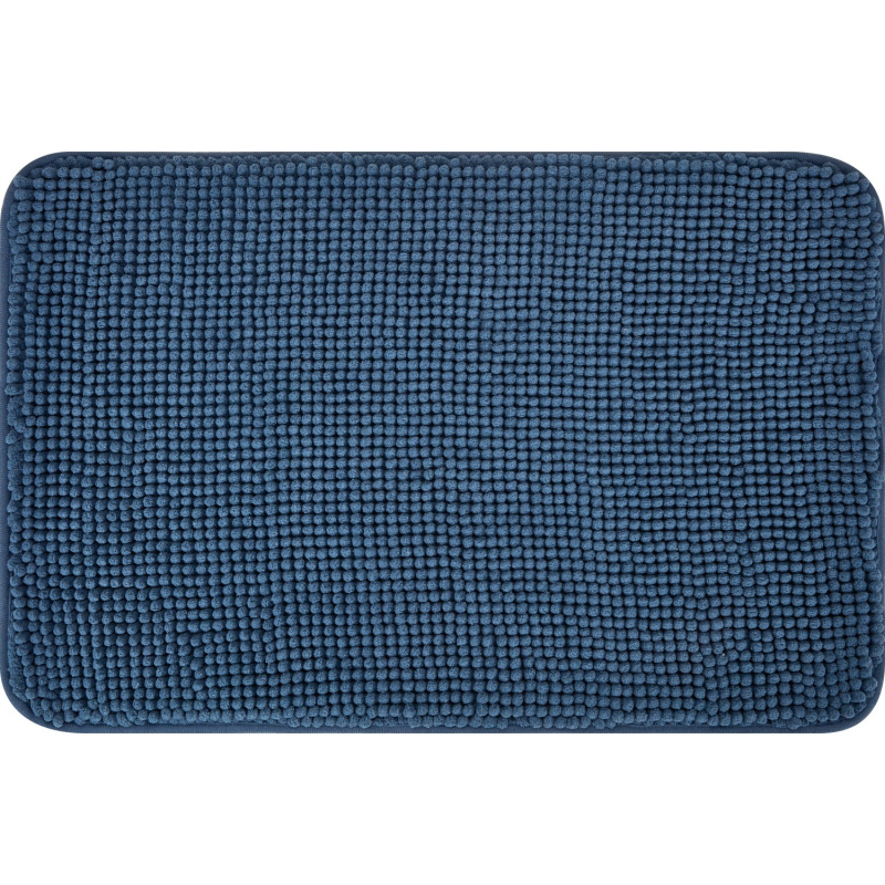 baliv Koupelnová předložka z polyesteru, tmavá modrá, 40 x 60 cm