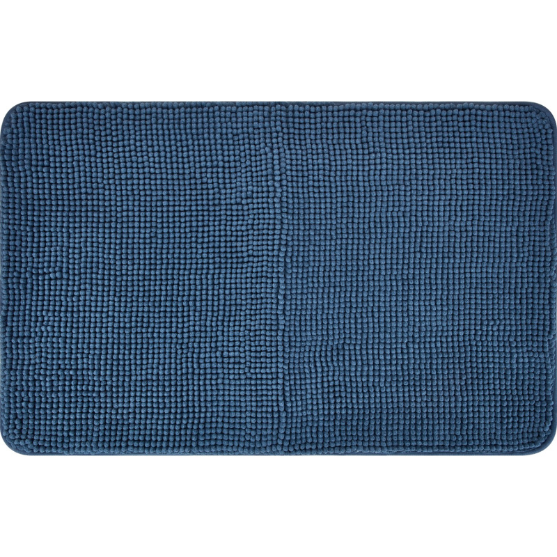 baliv Koupelnová předložka z polyesteru, tmavá modrá, 50 x 80 cm