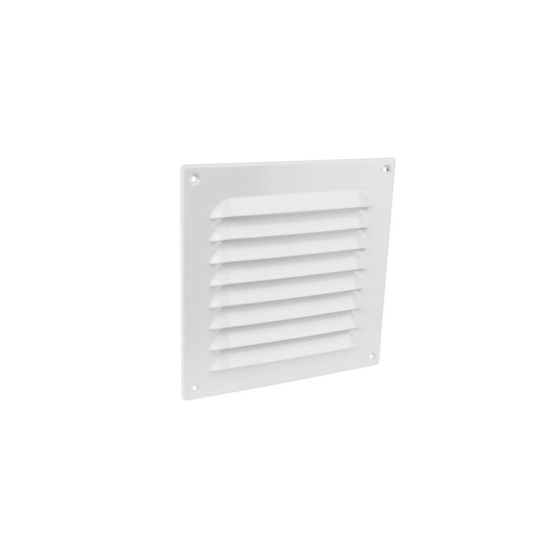 OBI Krycí mřížka hliníková, bílá, 200 x 200 mm