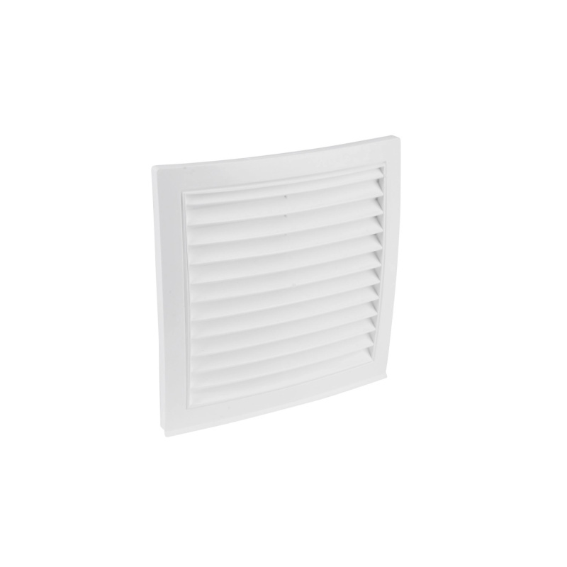 OBI Vnější větrací mřížka s kulatým napojením na systém 150 se sítí proti hmyzu