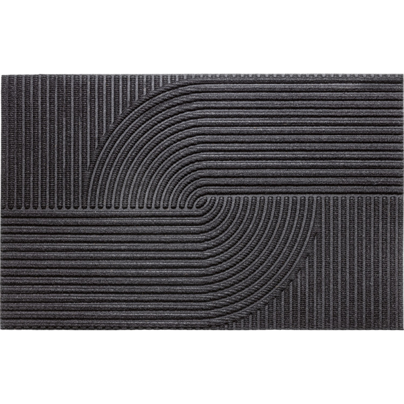 Strukturovaná rohožka, antracitová, 60 x 90 cm