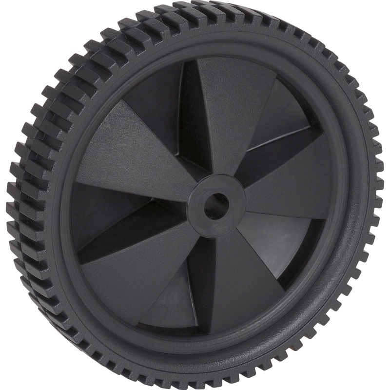 Kolo s plastovým ráfkem a profilem s hroty černý, pr. 175 mm, 35 kg