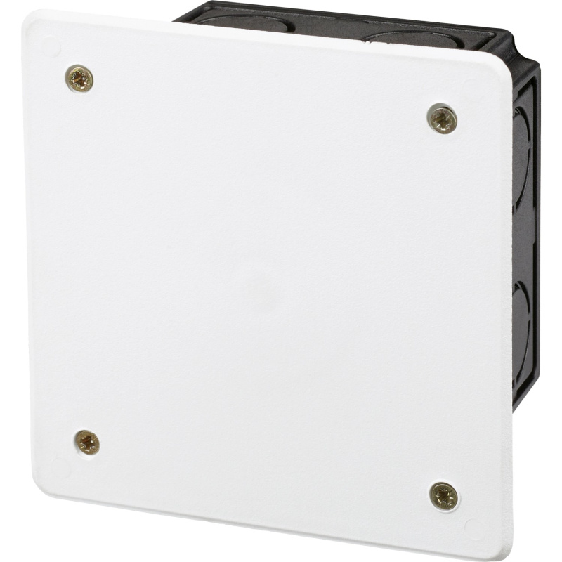 Rozbočovací krabice pod omítku 95 mm x 95 mm černá - bílá IP20