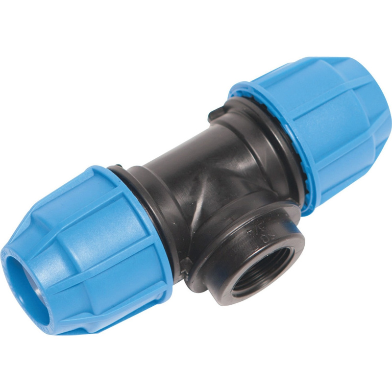 LUX-TOOLS Classic PE T-kus 25 mm s vnitřním závitem 24,1 mm (3/4")