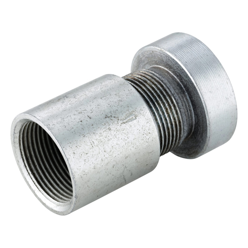 Zatloukací hlava s mufnou, vnější závit 41,9 mm, vnitřní závit 38,9 mm