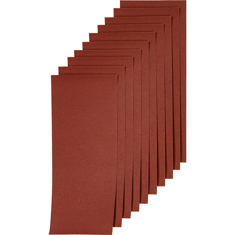LUX Brusný papír Classic K180 neděrovaný, 10 ks, 93 x 230 mm