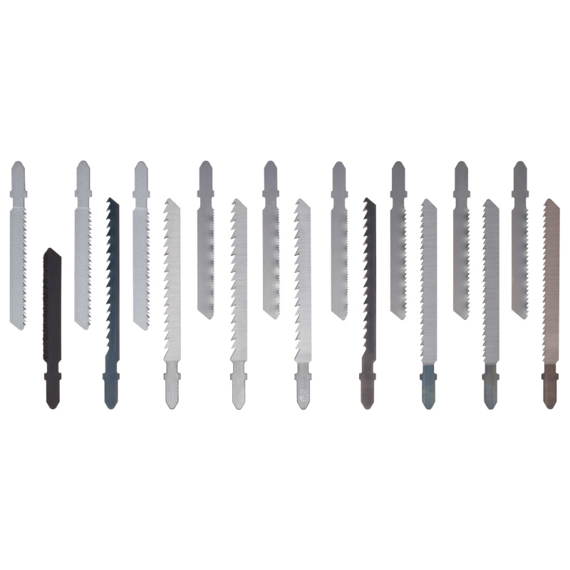 LUX Sada listů přímočaré pily upínání T 18dílná