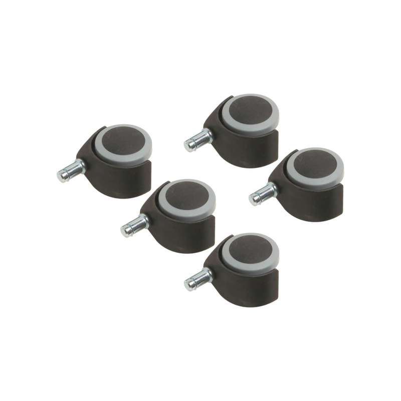 OBI Dvojité kolečko na parkety s čepem průměr 50 mm 40 kg, 5 ks