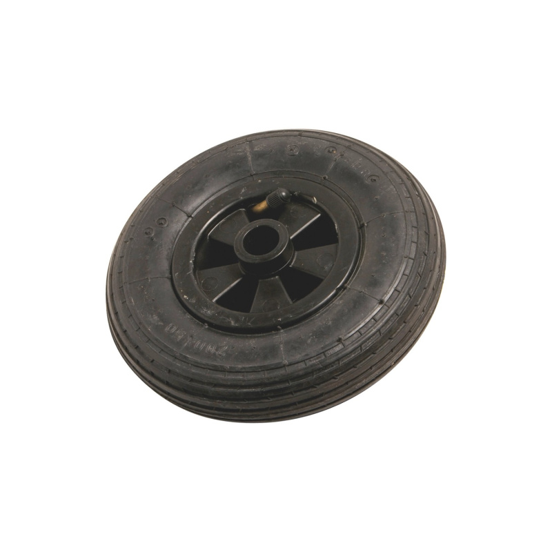 OBI Plastové kolo s pneumatikou s drážkovým vzorkem průměr 200 mm 75 kg černé