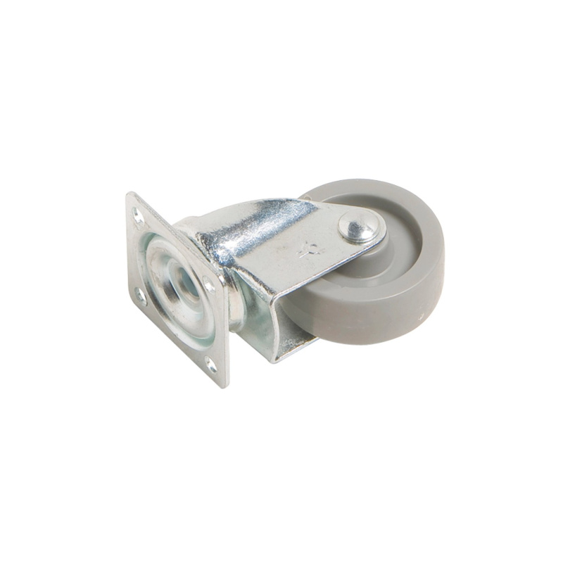 OBI Otočné nábytkové kolečko s destičkou a měkkou obručí průměr 45 mm 40 kg