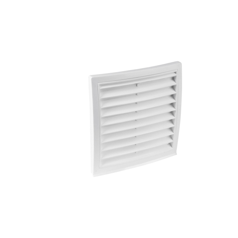 OBI Vnější větrací mřížka s kulatým napojením na systém 100 se sítí proti hmyzu