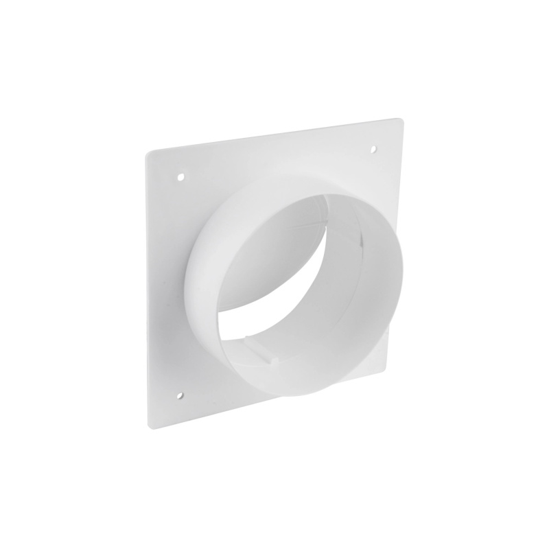 OBI Přípojné hrdlo na zeď systém 125 se zpětnou klapkou