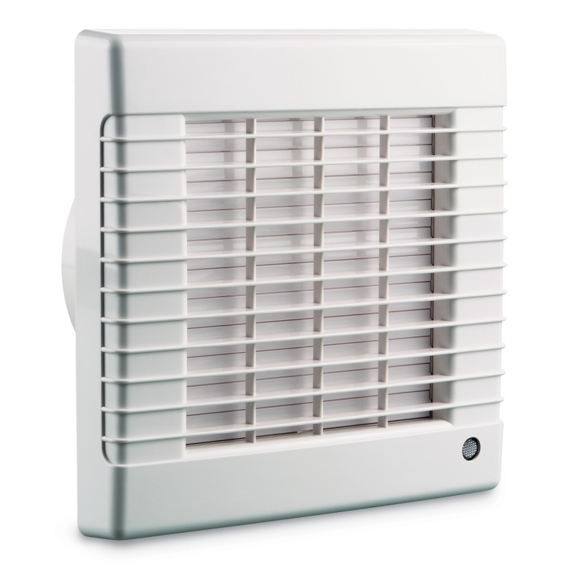 VLC Nástěnný ventilátor System 125 doba doběhu, 190 x 190 x 98 mm