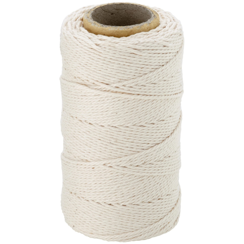 LUX Bavlněné lano kroucené přírodní pr. 1,5 mm x 100 m