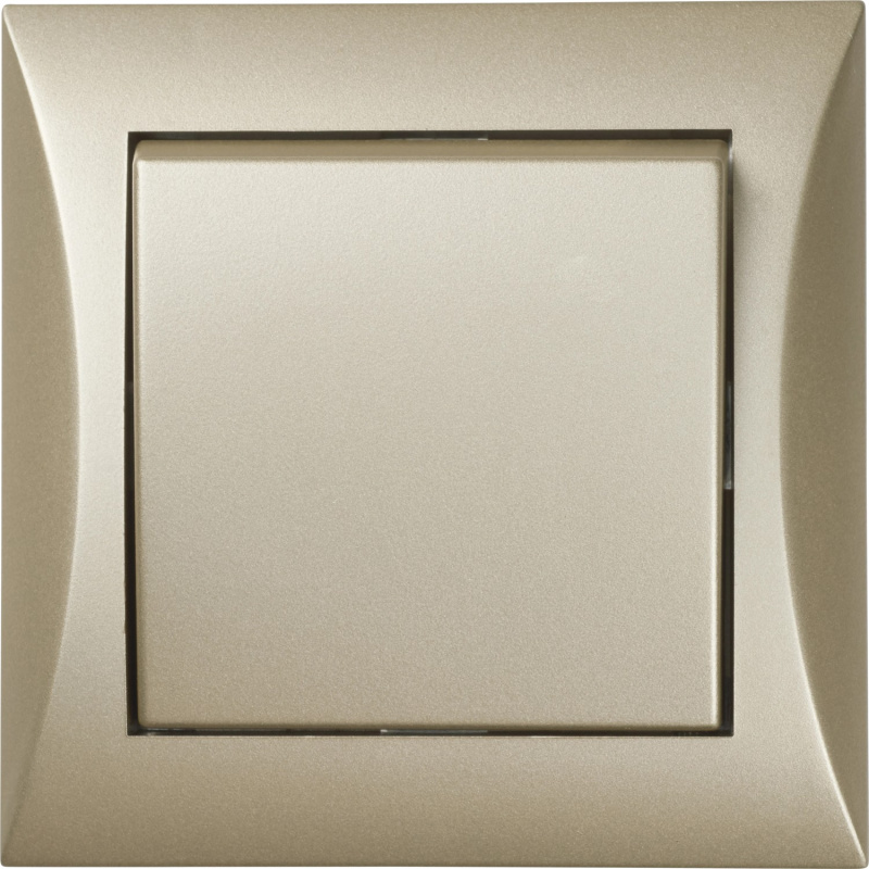 OBI Přepínací vypínač champagne metalíza