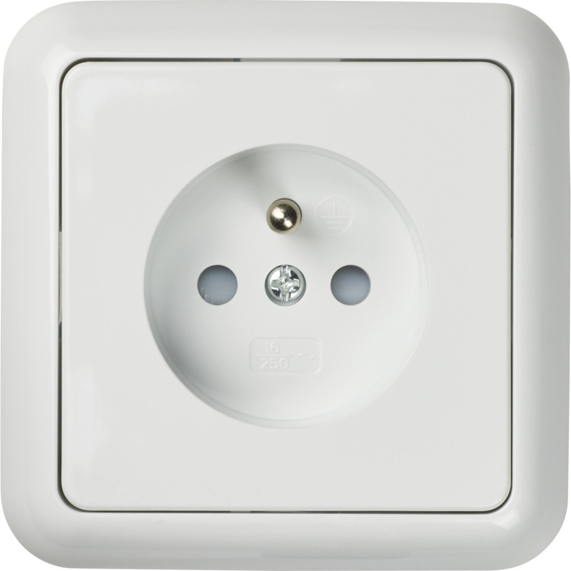 OBI Zásuvka Penelope polárně bílá