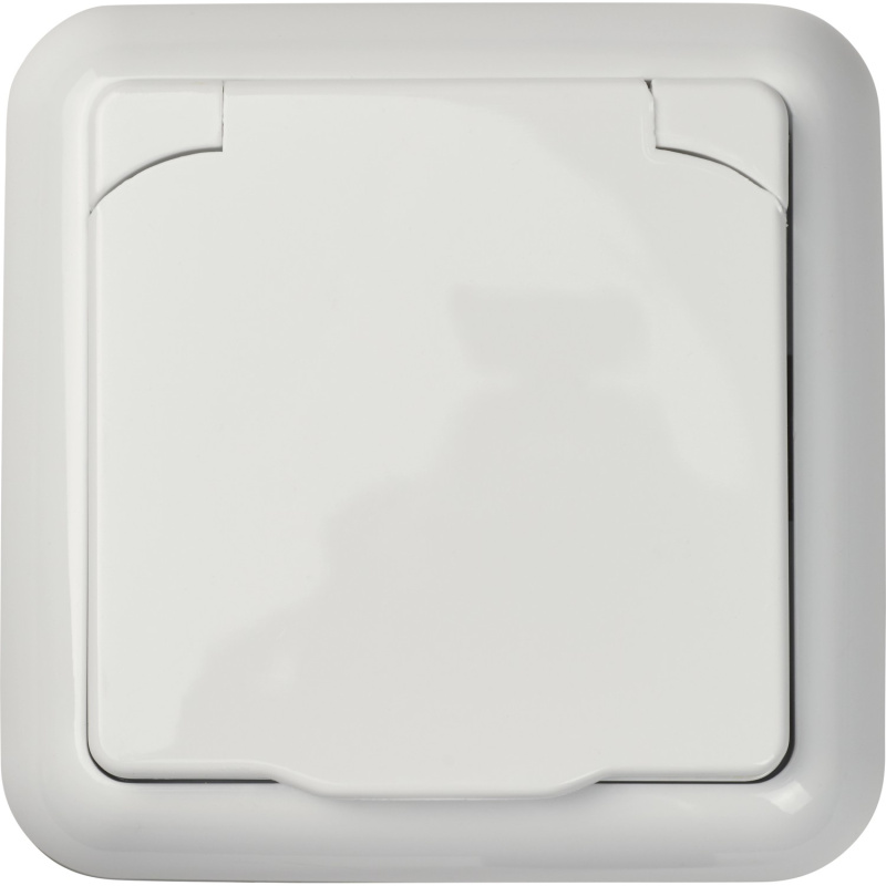 OBI Zásuvka Penelope s krytem polárně bílá