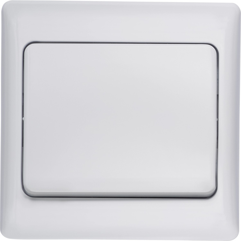 OBI Křížový vypínač Rea polárně bílý včetně rámečku