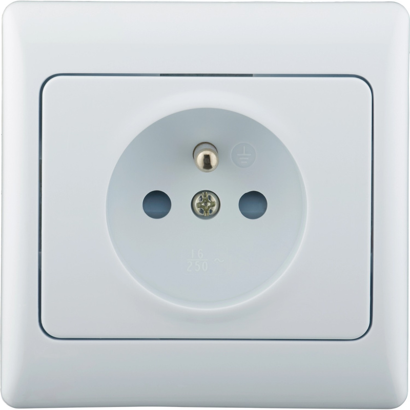 OBI Zásuvka Rea polárně bílá