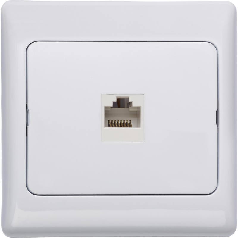 OBI ISDN přípojná krabice Rea polárně bílá včetně rámečku