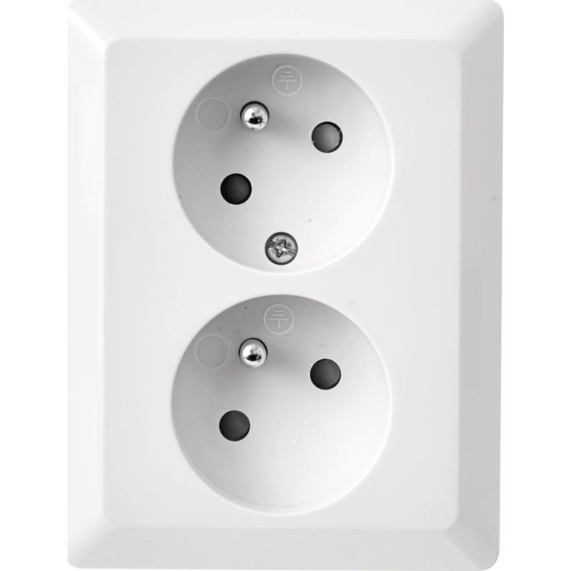 Evian Zásuvka dvojitá 250 V, 16 A