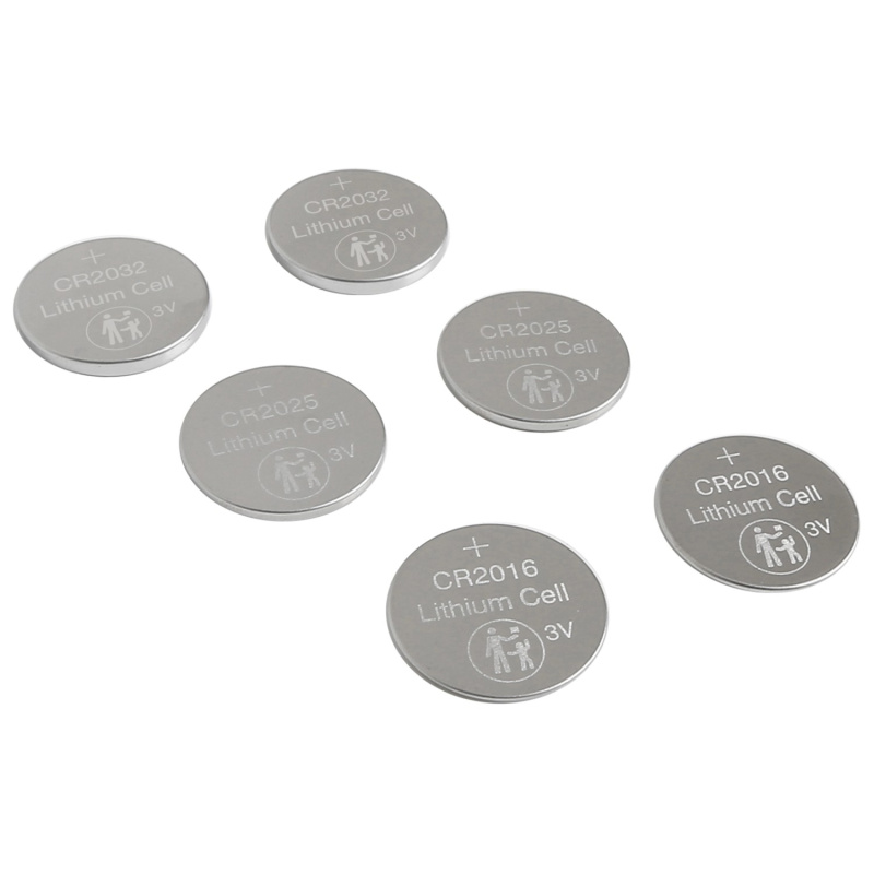 Knoflíková baterie Lithium-CR 3 V, 6 ks