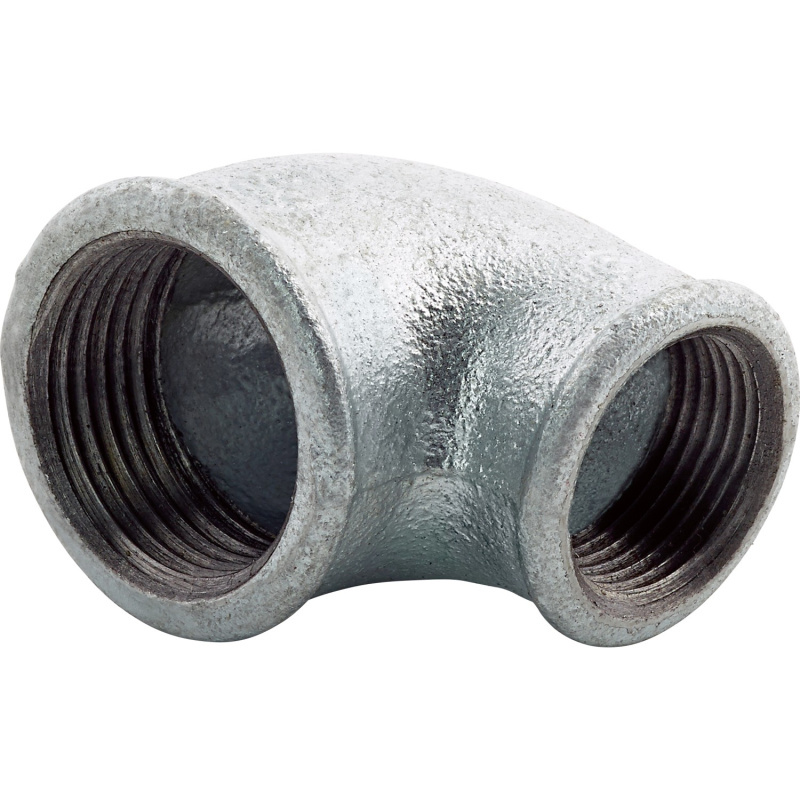 Fitink 30,3 mm (Rp 1) x 24,1 mm (Rp 3/4) temperovaná litina 90 stupňů