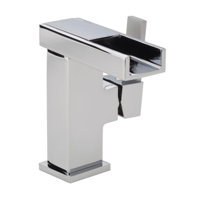 OBI Stojánková páková umyvadlová baterie Malleo s LED a efektem vzhledu vodopádu