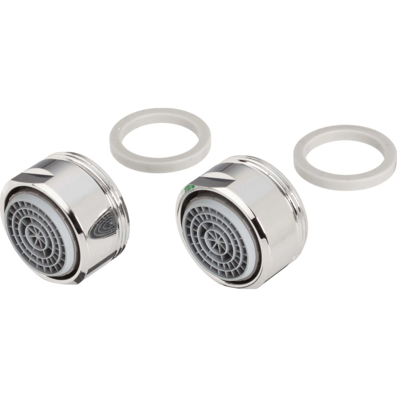 Regulátor proudu vody Cascade SLC AC PCA M24 chromovaný, 2 ks