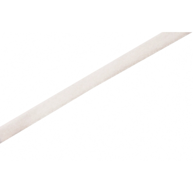 LUX Popruh se smyčkovým povrchem samolepicí bílý, šířka 20 mm - metráž