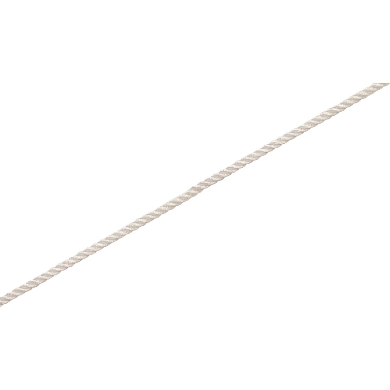 LUX Polyesterové lano kroucené bílé pr. 8 mm - metráž