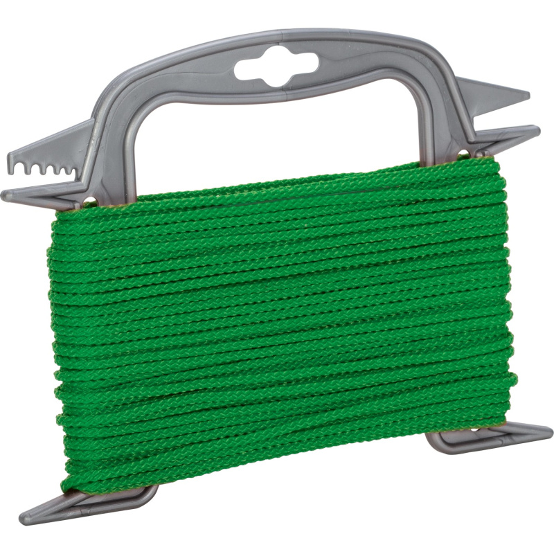 LUX Polypropylenové lano pletené Basic zelené pr. 3 mm x 20 m