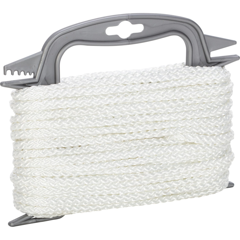 LUX Polyesterové lano pletené bílé pr. 6 mm x 20 m