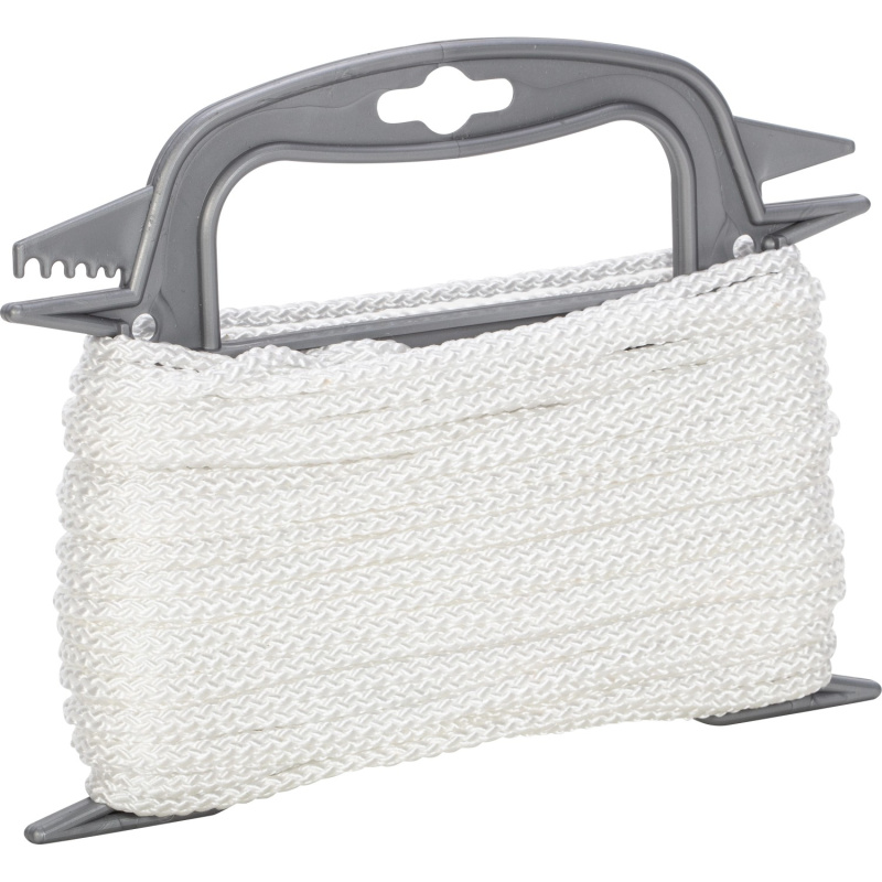 LUX Polypropylenové lano pletené Basic bílé pr. 2 mm x 30 m